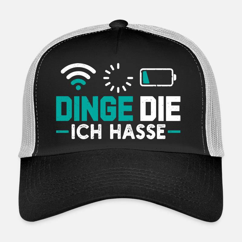 Nerd Computer DINGE DIE ICH HASSE LUSTIG Trucker Cap