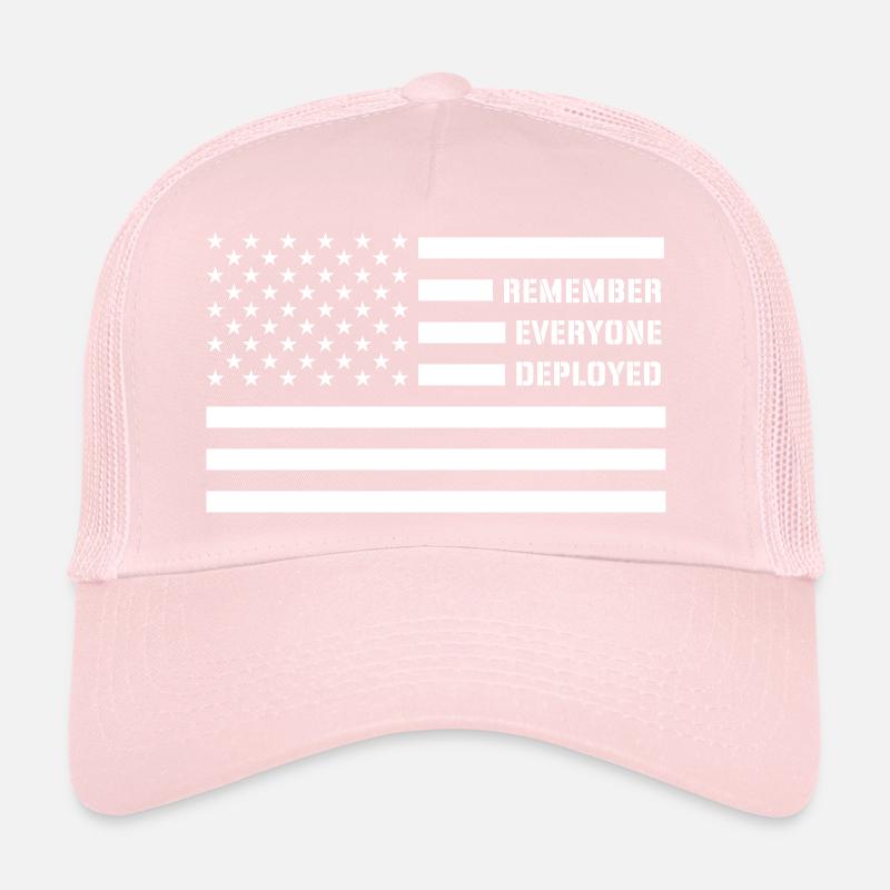 Souvenez-vous que tout le monde a déployé des troupes RED Friday Casquette trucker 