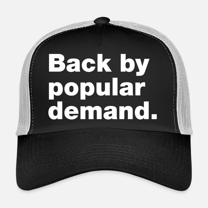 De retour à la demande populaire Casquette trucker 