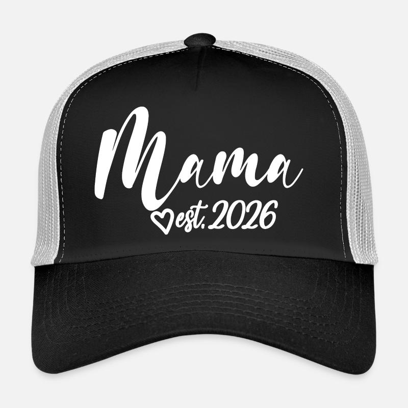Mama Est. 2026 Muttertags-Schwangerschaft Trucker Cap