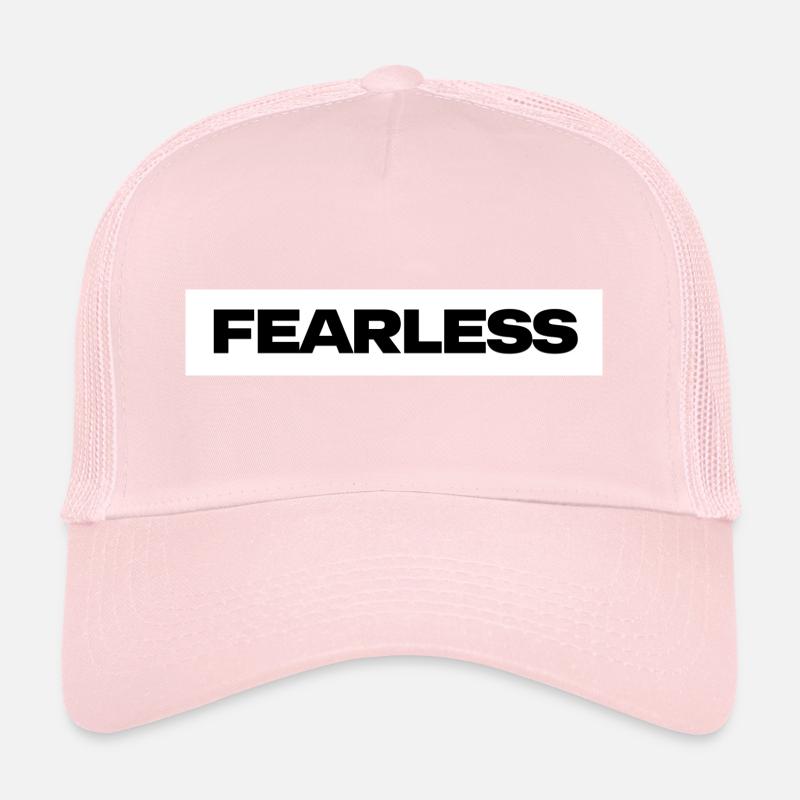 Fearless Statement Typo Trucker Cap
