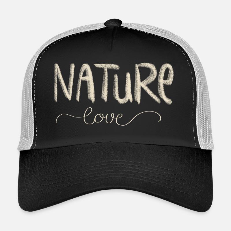 Nature love - Trucker Cap - black/stone grey
