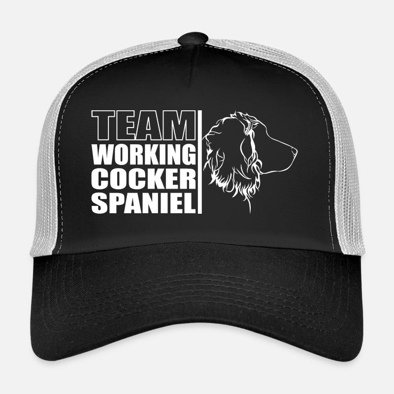 ÉQUIPE Cocker de travail Chiens Chien Wilsigns Casquette trucker 