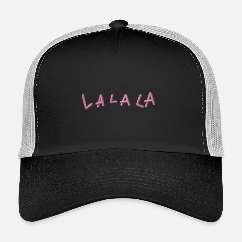 LA LA LA brodée Casquette trucker 