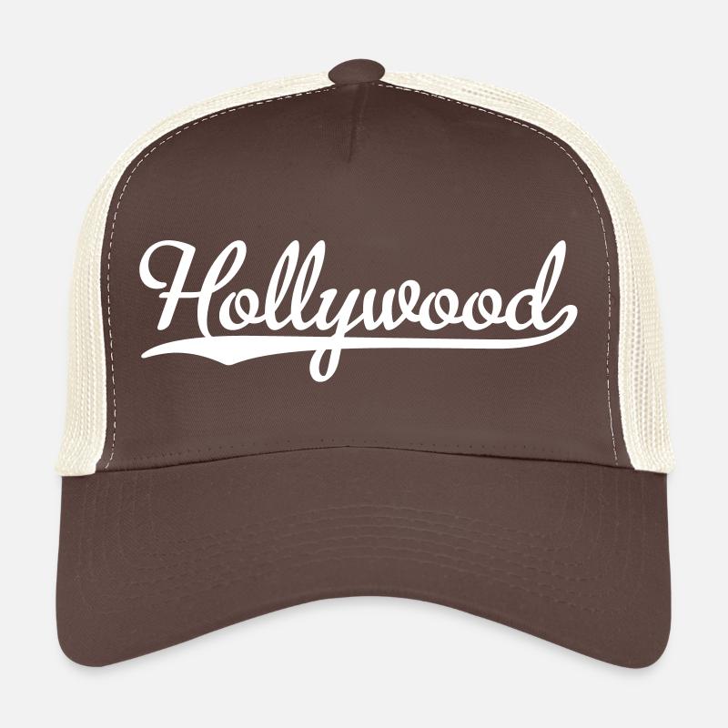 Hollywood - Casquette trucker - marron/beige