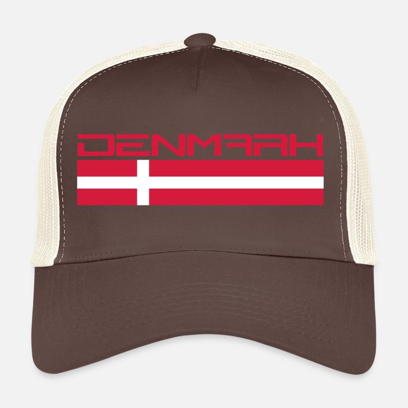 Denmark Logo Design Trucker Cap