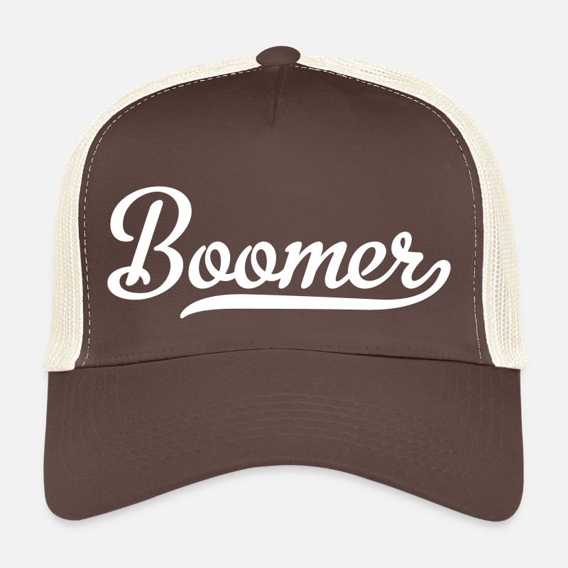 Boomer - Trucker Cap - Braun/Beige