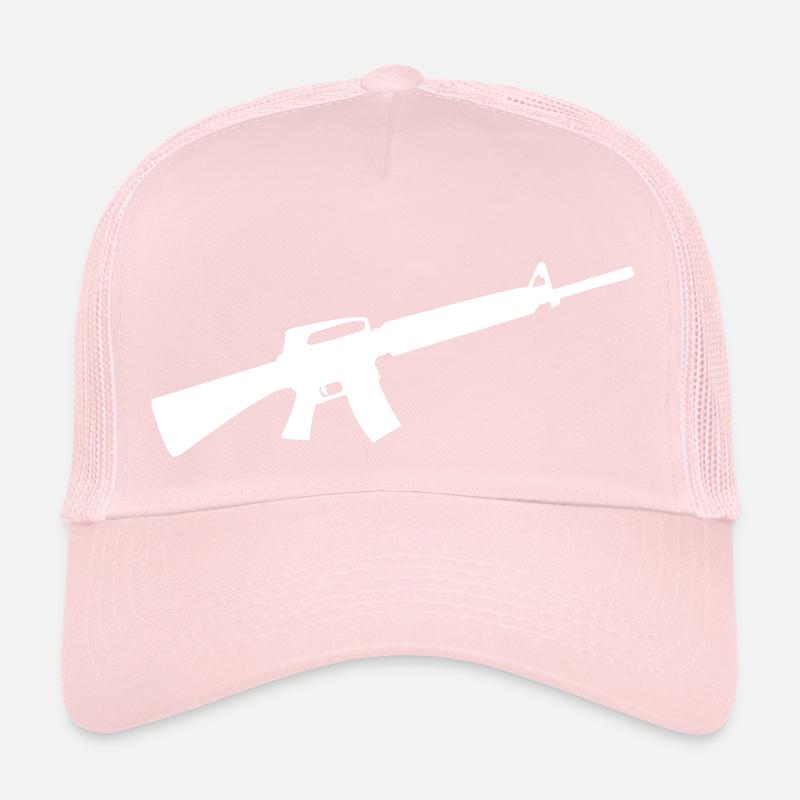 waffe gun Trucker Cap