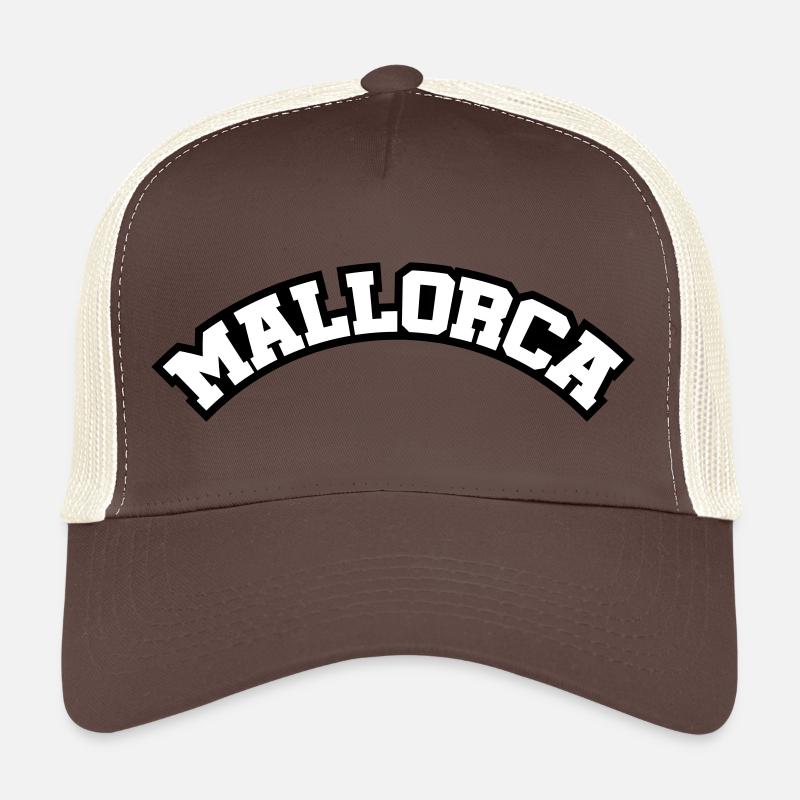 Lettrage de Majorque Casquette trucker 