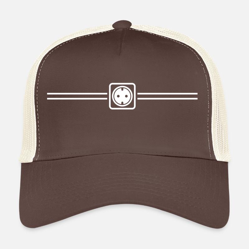Ligne d’icônes de prise Casquette trucker 