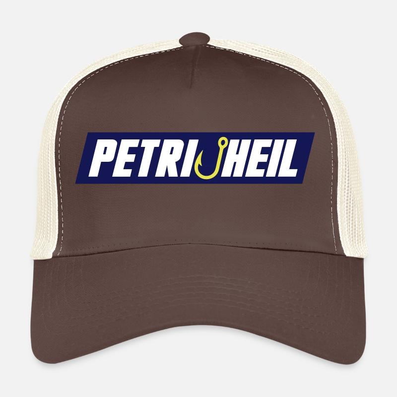 Petri Heil Fish Hook Trucker Cap