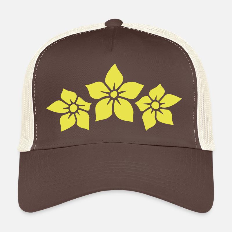 Fleur de jasmin 3 Casquette trucker 