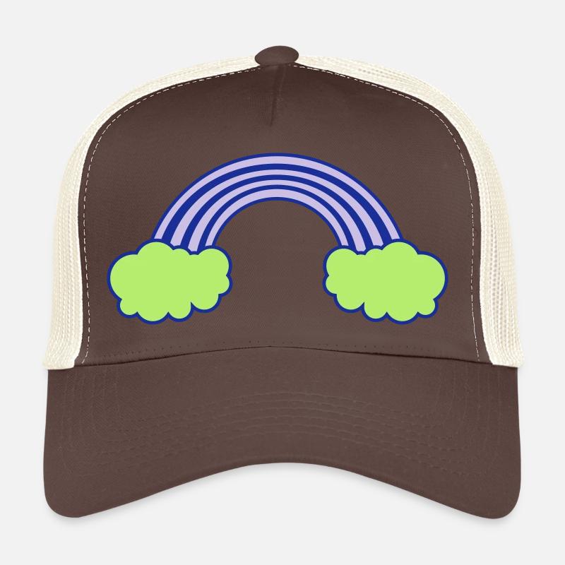 arc-en-ciel Casquette trucker 