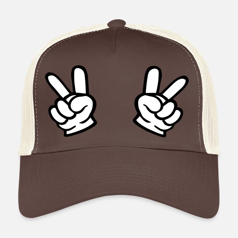victory hand Trucker Cap