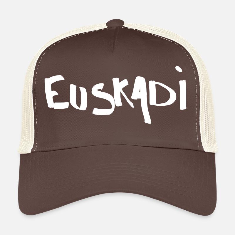 Euskadi Basque - Casquette trucker  - marron/beige