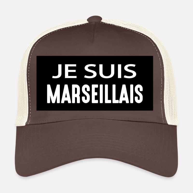 JE SUIS MARSEILLAIS Casquette trucker 
