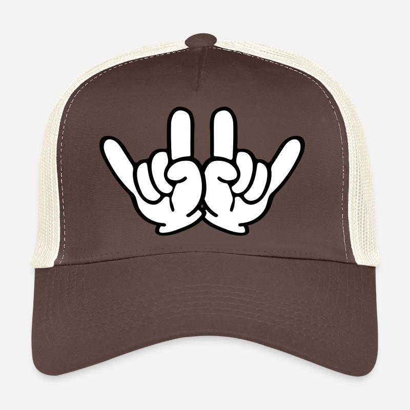 hand comic party signs Trucker Cap