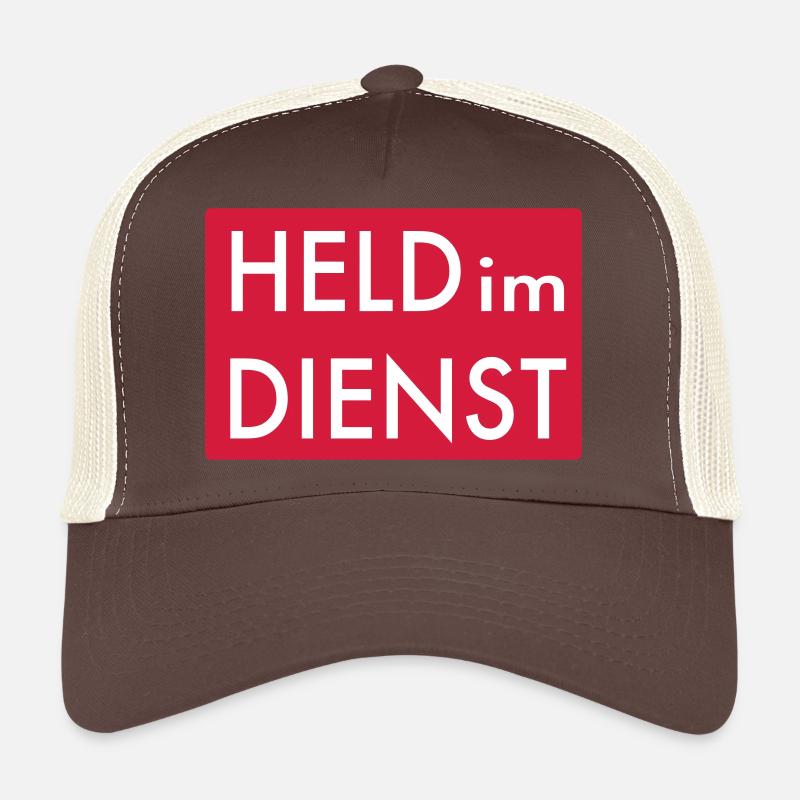 Held - Trucker Cap - Braun/Beige
