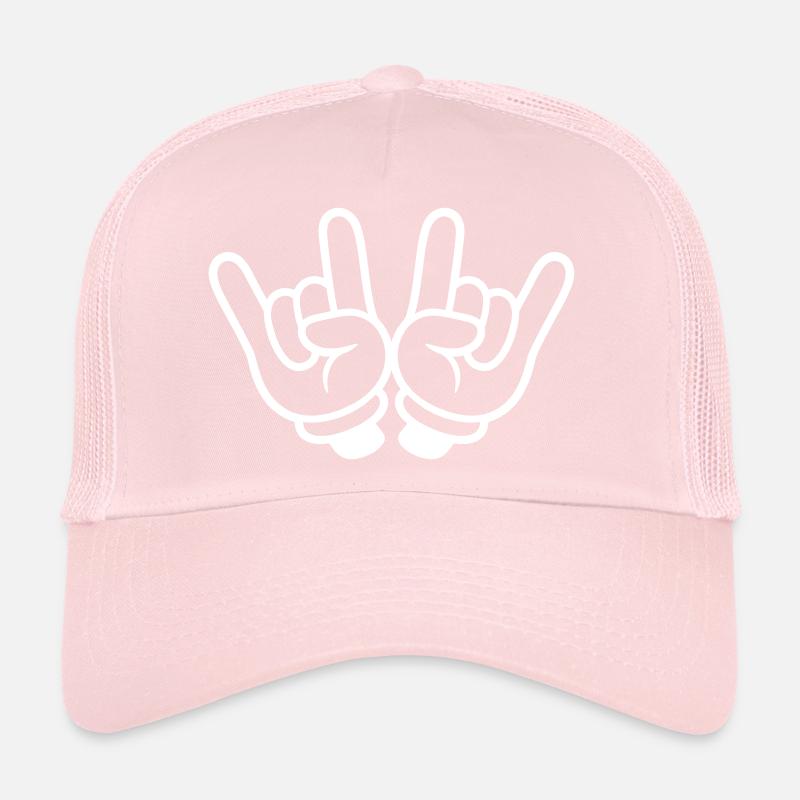 Signe de la main du parti Casquette trucker 