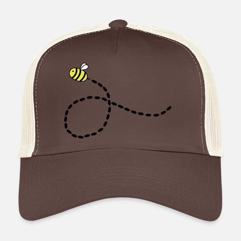 biene - Casquette trucker  - marron/beige