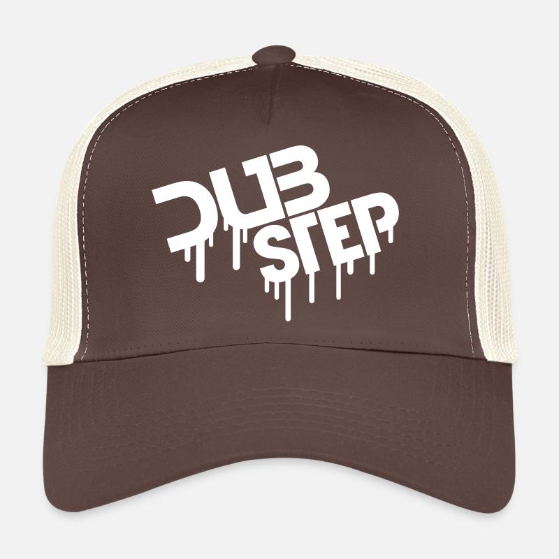 Drop Dub Step Techno Music Party Club Texte Logo Casquette trucker 