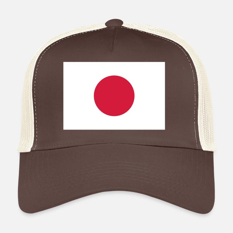 Drapeau national du Japon Casquette trucker 