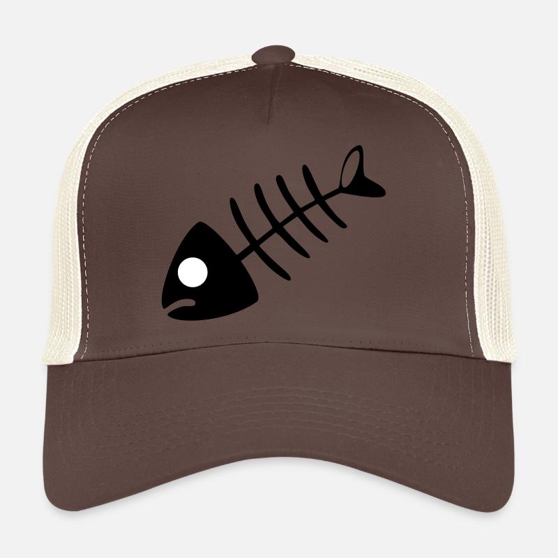 arête de poisson Casquette trucker 