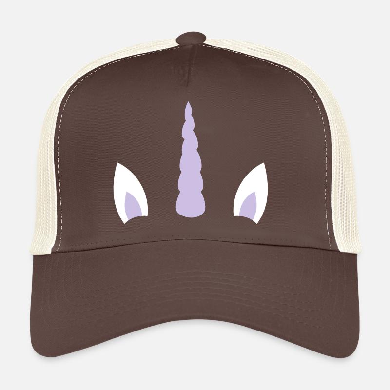 corne de licorne et oreilles Casquette trucker 