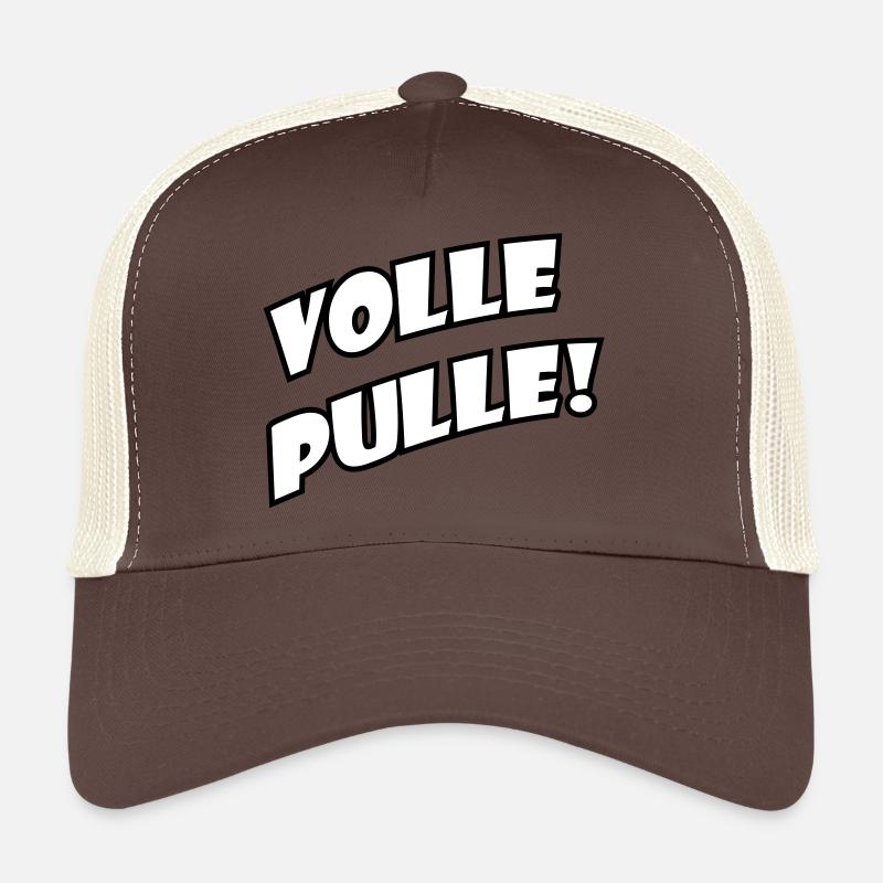 Volle Pulle! - Trucker Cap - Braun/Beige