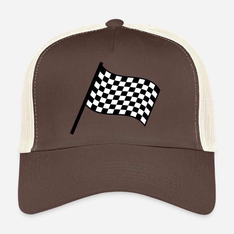 racing_flag Trucker Cap