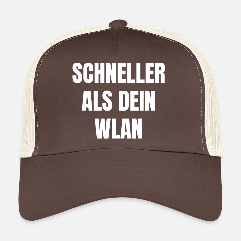 Plus rapide que votre Wi-Fi Casquette trucker 