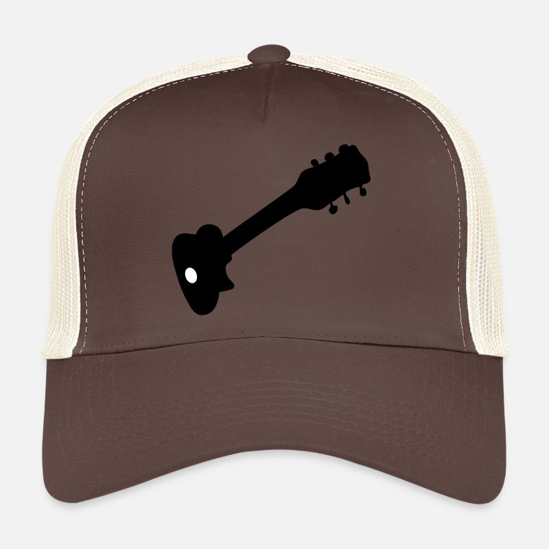 Gitarre - Trucker Cap - Braun/Beige