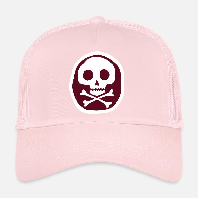 Crâne et os Casquette trucker 
