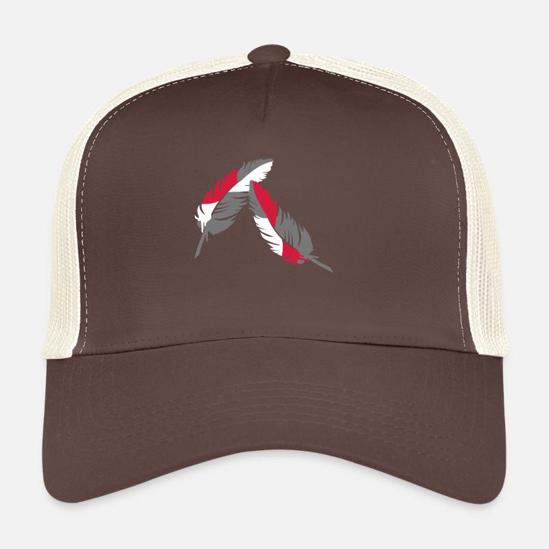 bunte Feder Trucker Cap