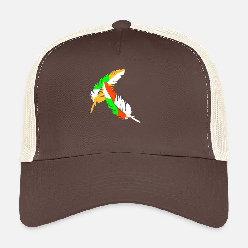 bunte Feder Trucker Cap