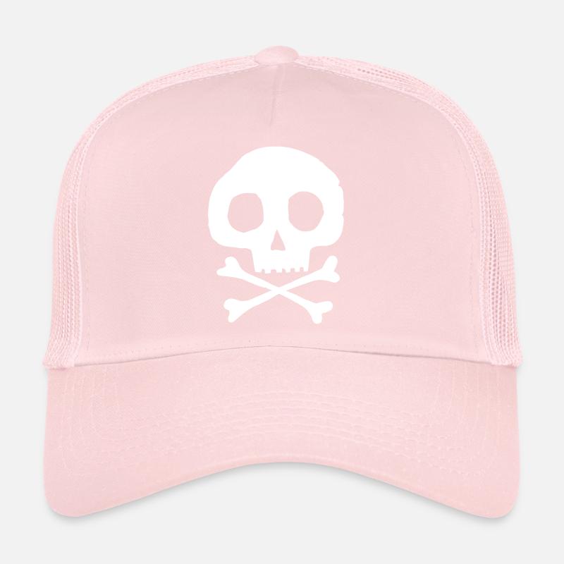Crâne et os Casquette trucker 