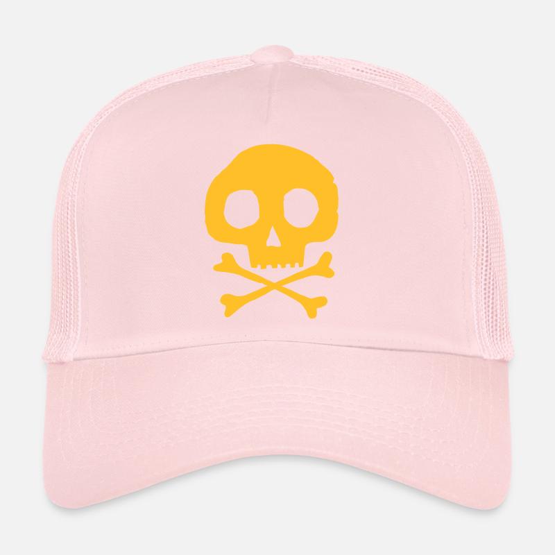 Skull and bones Trucker Cap