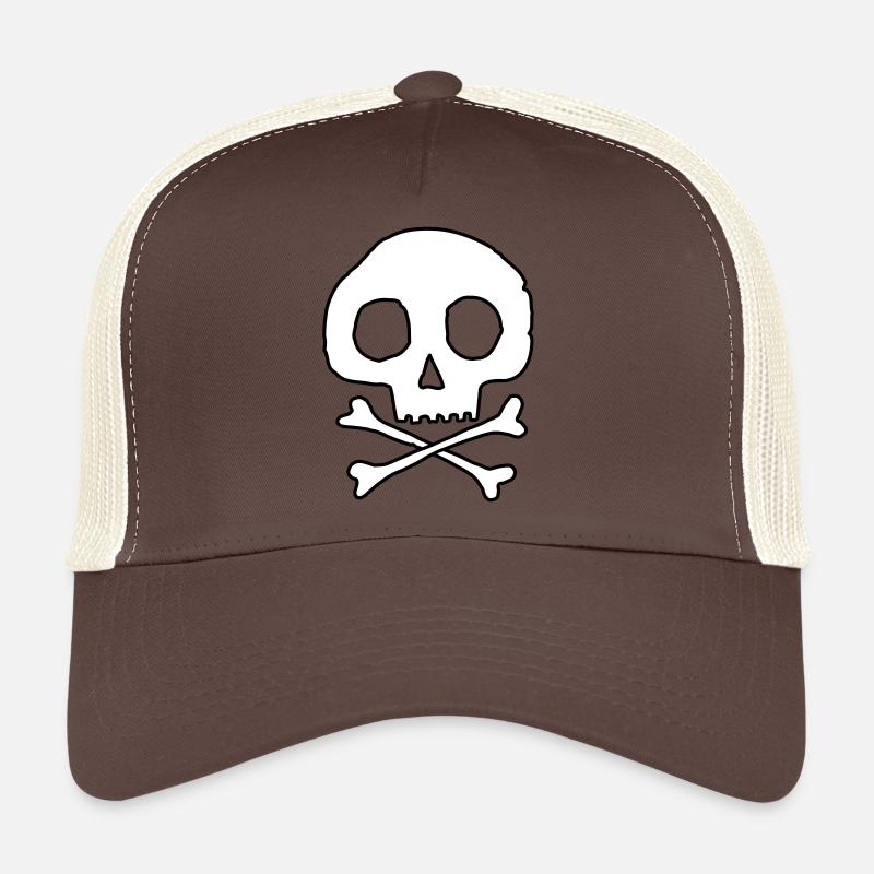 Schädel und Knochen Trucker Cap