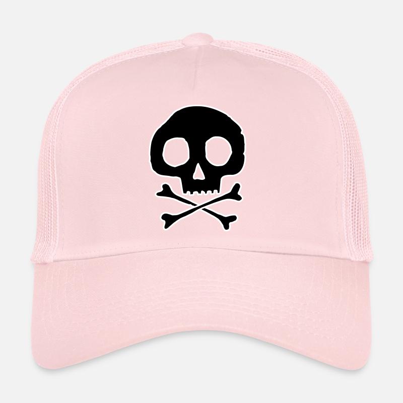 Skull and bones Trucker Cap