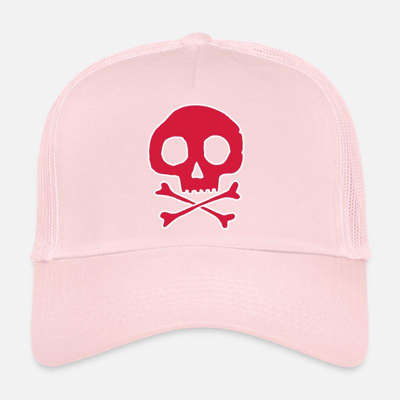 Skull and bones Trucker Cap