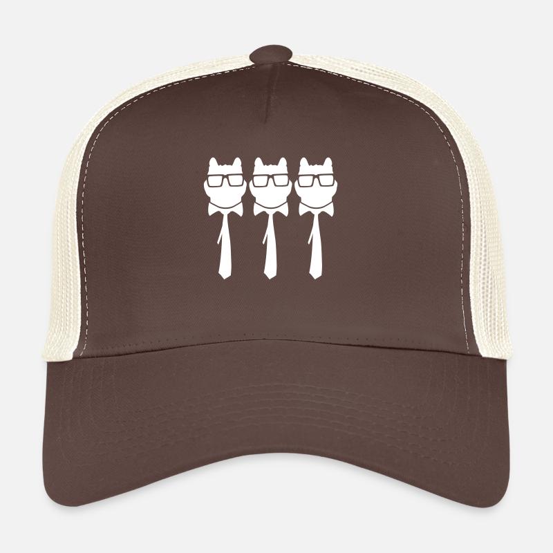 3 lunettes intelligentes nerd chat à monture de corne Geek Tie Team Casquette trucker 