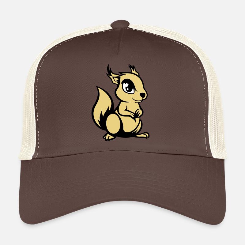 Écureuil Bande Dessinée Animal Casquette trucker 
