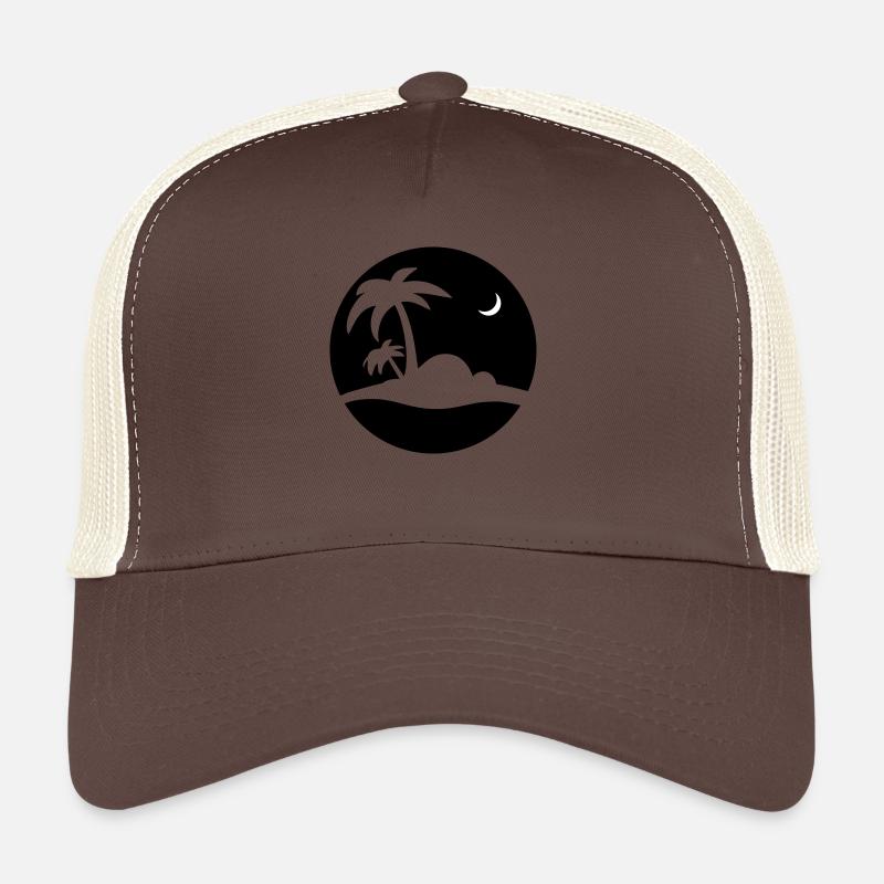 Beach motif Trucker Cap