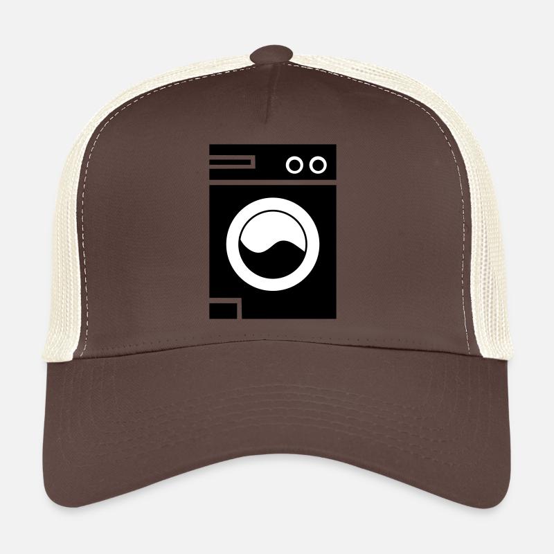 Waschmaschine - Trucker Cap - Braun/Beige