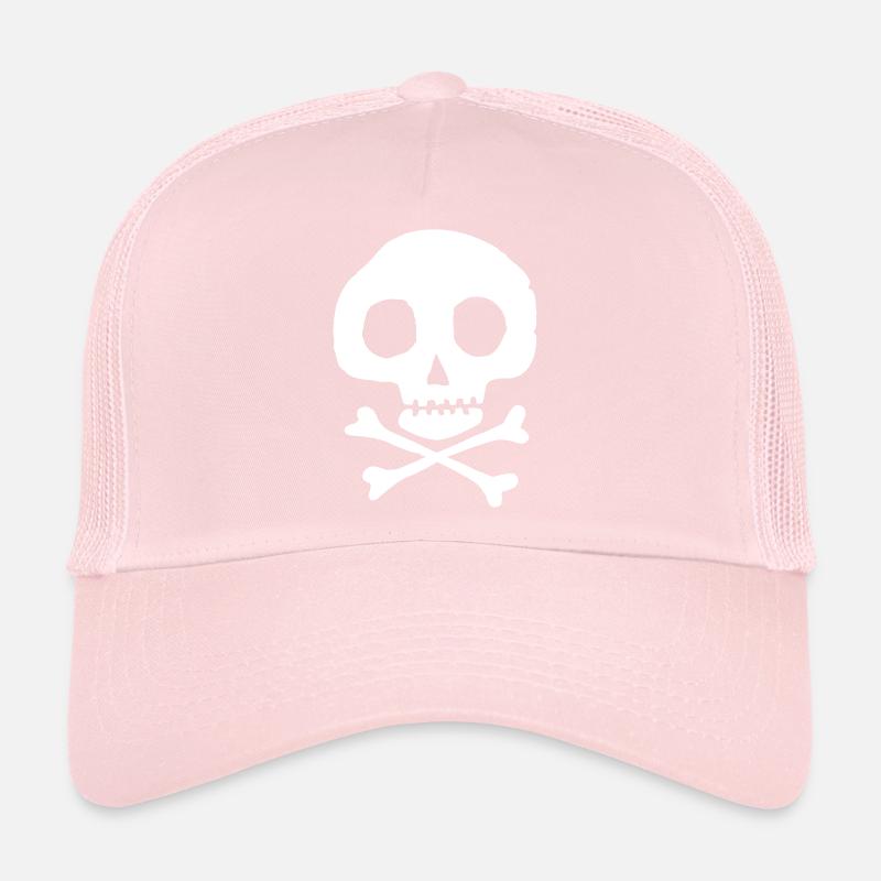 Crâne et os Casquette trucker 