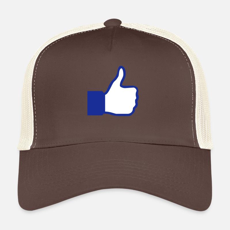 social network button Trucker Cap