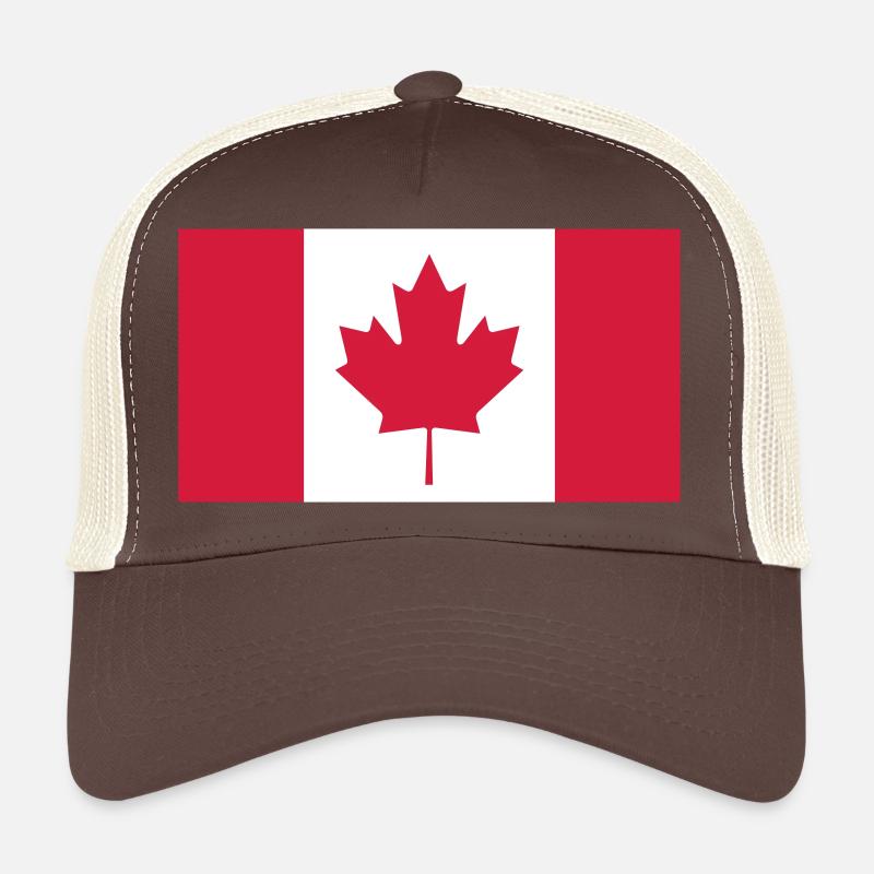 Canada - Casquette trucker  - marron/beige