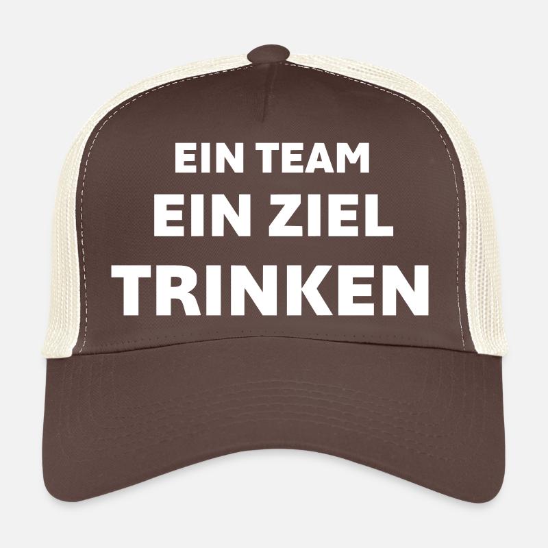 One team, one goal, drinking Trucker Cap