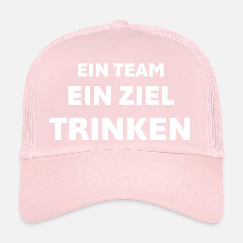 One team, one goal, drinking Trucker Cap