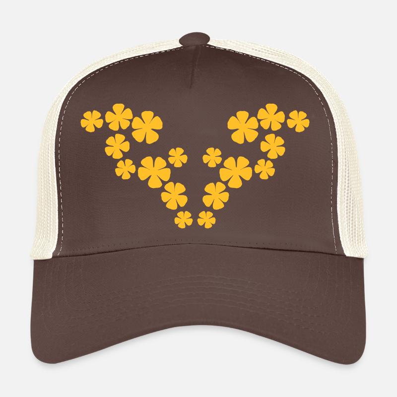 Many Pretty Flowers Colorful Decorative Pattern Beautiful Trucker Cap